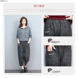 QUẦN BAGGY JEAN  #Mẫu 1-2: 142k #Còn lại: 150k