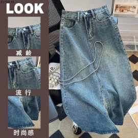 CHÂN VÁY JEANS DÁNG DÀI Si 123k/1 chiếc