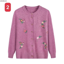 ÁO CARDIGAN LEN NỮ TRUNG NIÊN Si 139k/1 chiếc