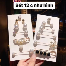 SET 12C GHIM  CÀI ÁO si 43k/1 set 12 chiếc