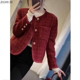 Áo dạ TWEED ĐỎ ĐÔ Si 255k/1 chiếc