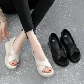 SANDAL ĐẾ XUỒNG CC da đẹp Si 140k/1 đôi 