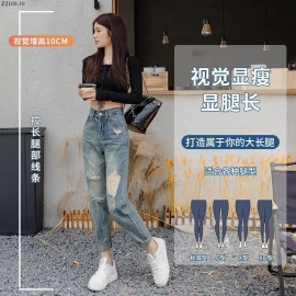 QUẦN JEAN RÁCH DÁNG BAGGY Si 189k/1 chiếc