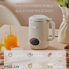 Máy làm sữa hạt mịn Bear 600ml Si 696K/CHIẾC