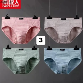 SỊP TAM GIÁC  NAM HÃNG NANJIREN 100% COTTON  Si 118k/1 set 4 chiếc mix màu