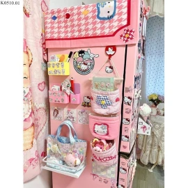 TÚI ĐỰNG ĐỒ 3 NGĂN HELLOKITTY Si 108k/1 túi đồ 3 ngăn 