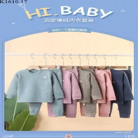 BỘ THU ĐÔNG COTTON CHO BÉ sz 80-120: 88k ; sz 130-150: 120k