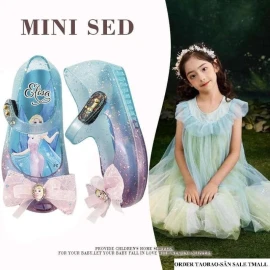 GIÀY NHỰA THƠM MINI SED SIÊU XINH CHO BÉ Si 130k/đôi 