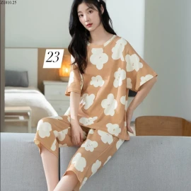 BỘ COTTON QUẦN NGỐ MẶC NHÀ si 155k/1 bộ