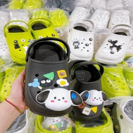  Sục Crocs độn đế kèm sticker kute Si 71k/1 đôi 