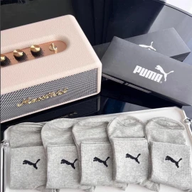 SET 5 ĐÔI TẤT CHUẨN PUMA XUẤT XỊN Si 65k/1 set 5 đôi 