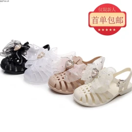 SANDAL PHỐI NƠ BÉ GÁI Si 80k/1 đôi 