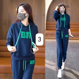 BỘ HOODIE NỈ CHỮ BR Si 299k