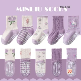 SET 5 ĐÔI TẤT HÃNG MINLIU Sỉ 85k/set