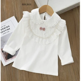 ÁO COTTON DÀI TAY CỔ BÈO BG-Sỉ 110k