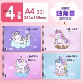 SET 4 QUYỂN VỞ VẼ CHO BÉ  - si 70k/set 4q