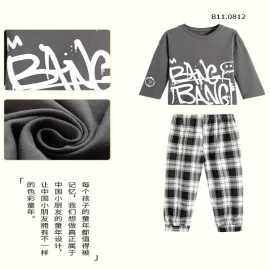 BỘ COTTON DÀI TAY MẶC NHÀ CHO BÉ  - Sỉ 127k