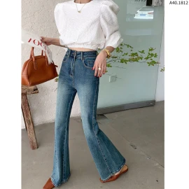 QUẦN JEANS ỐNG LOE sỉ 198k 