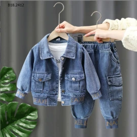 SET BỘ JEANS SIÊU ĐẸP ZAI CHO CÁC CHÁU - Sỉ 255k