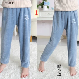 QUẦN LÔNG THÊU HÌNH GẤU CHO BÉ- Sỉ 86k/set 2c chọn màu size