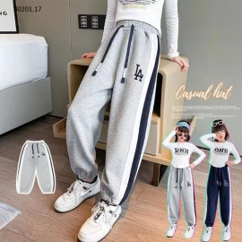 QUẦN JOGGER LA bé gái  - Sỉ loại thường: 94k, có lót: 122k