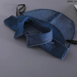 Cổ áo sơ mi jeans giả Sỉ 63k