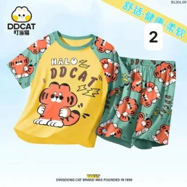 BỘ MẶC NHÀ HỌA TIẾT CUTE CHO BÉ NHÀ DDCAT Sỉ 88k