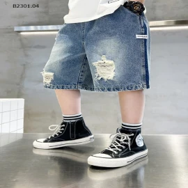 QUẦN SHORT JEAN RÁCH CHO BÉ-sỉ 185k/chiếc