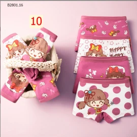 SET 4 QUẦN CHIP ĐÙI BÉ GÁI -sỉ 65k/set 4c