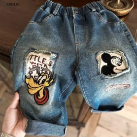 Quần baggy jeans mickey cho bé-sỉ 105k/chiếc