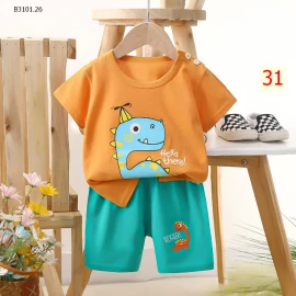 BỘ NGỦ HỌA TIẾT CUTE CHO BÉ -sỉ 115k/bộ   