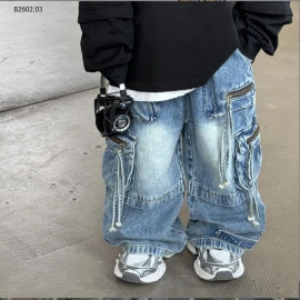 JEANS TÚI HỘP KHÓA KÉO HIP-HOP- Sỉ 270k