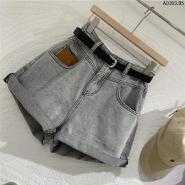 QUẦN SHORT JEAN NỮ XÁM KHÓI SIÊU TÂY sỉ 110k/chiếc