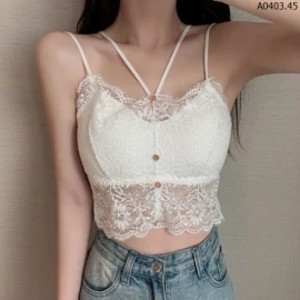 ÁO 2 DÂY REN LIỀN BRA HOT-HIT sỉ 52k/chiếc 