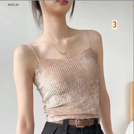 ÁO 2 DÂY NHUNG KÈM BRA-sỉ 52k/chiếc