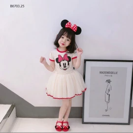 VÁY XÒE MICKEY CHO BÉ - Sỉ 123k