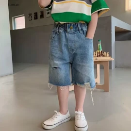 SHORT JEANS RÁCH GẤU CÁ TÍNH- Sỉ 145k