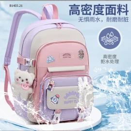 BALO TRUNG HỌC CUTE full sticker + móc ah - Sỉ 199k