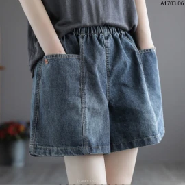 Quần short jeans nữ ống rộng sỉ 140k/chiếc