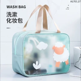 TÚI ĐỰNG ĐỒ TRANG ĐIỂM sỉ 110k/set 2 túi 2 size