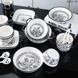 Set bát tô canh sang chảnh sỉ 140k/set 2 bát 2 size