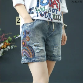 QUẦN SHORT JEAN THÊU Sỉ 185k