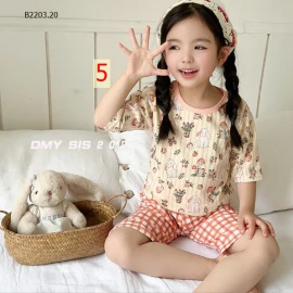 BỘ COTTON NGUYÊN CHẤT MYSIS- Sỉ Size 100-120: 78k  Size 130- 150: 90k 