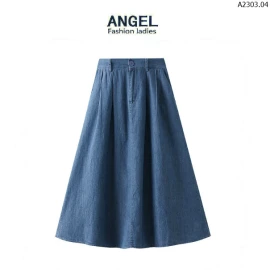 CHÂN VÁY DENIM ANGEL sỉ 185k/chiếc