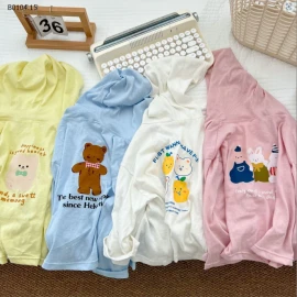 ÁO NẮNG COTTON HOẠT HÌNH- Sỉ 119k