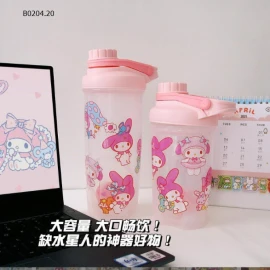 BÌNH UỐNG NƯỚC KÈM STICKER CUTE-sỉ 40k/bình 500ml           45k/bình 700ml