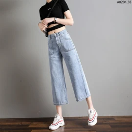 JEANS ỐNG RỘNG DÁNG LỠ sỉ 116k/chiếc