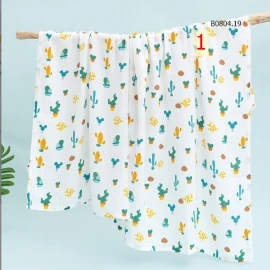 KHĂN TẮM SỢI TRE MUSLIN -  Sỉ 124k/set 3c chọn  màu