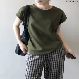 ÁO COTTON TAY HẾN XUẤT HÀN sỉ 168k/chiếc