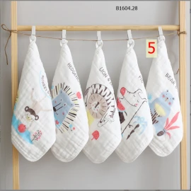 KHĂN MẶT SỢI TRE MUSLIN -sỉ 73k/set 5c